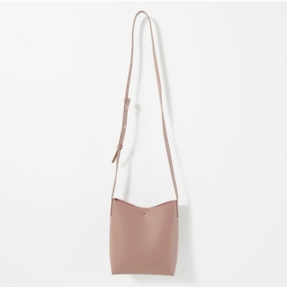 Samara Light Peony Pink Vegan Leather Crossbody Bag 🩷 - Picture 3 of 9